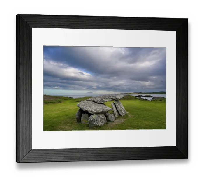 Framed Print : Altar Wedge Tomb, a megalithic dolmen from the Stone Age, County Cork, Republic of Ireland. June, 2022 Framed Print : Altar Wedge Tomb, a megalithic dolmen from the Stone Age, County Cork, Republic of Ireland. June, 2022