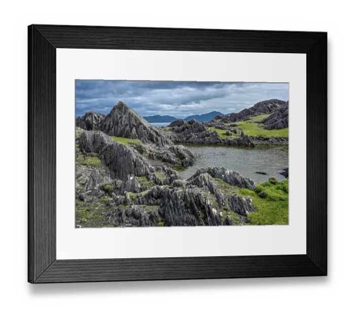 Framed Print : Sandstone rock formation dating from upper Devonian period, Jessi's Point, Beara Peninsula, County Cork, Republic of Ireland. June, 2022 Framed Print : Sandstone rock formation dating from upper Devonian period, Jessi's Point, Beara Peninsula, County Cork, Republic of Ireland. June, 2022