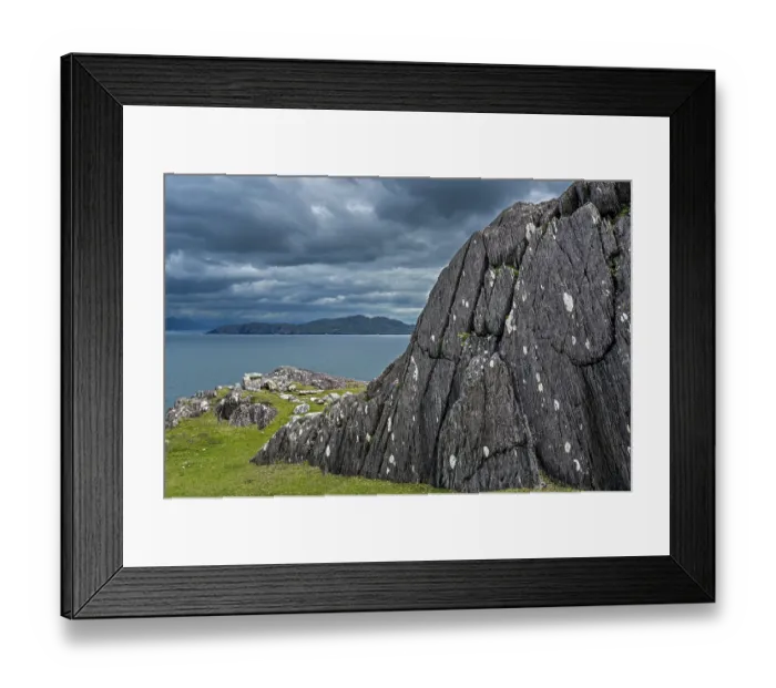 Framed Print : Sandstone rock formation dating from upper Devonian period, Jessi's Point, Beara Peninsula, County Cork, Republic of Ireland. June, 2022 Framed Print : Sandstone rock formation dating from upper Devonian period, Jessi's Point, Beara Peninsula, County Cork, Republic of Ireland. June, 2022