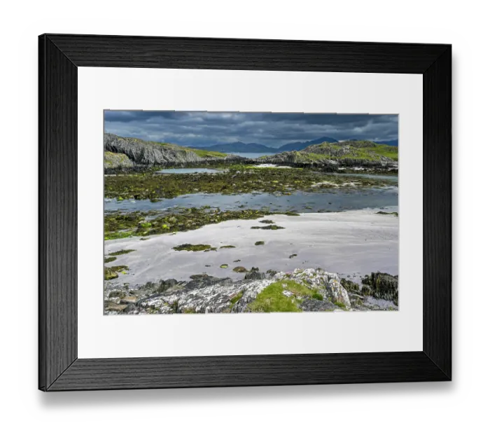 Framed Print : Low tide along the coast with sandstone rock formation dating from upper Devonian period, Jessi's Point, Beara Peninsula, County Cork, Republic of Ireland. June, 2022 Framed Print : Low tide along the coast with sandstone rock formation dating from upper Devonian period, Jessi's Point, Beara Peninsula, County Cork, Republic of Ireland. June, 2022