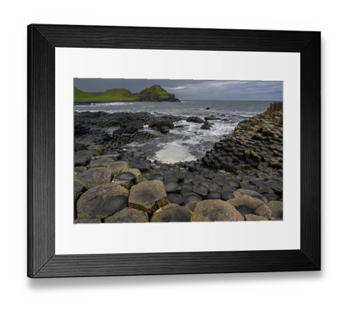 Framed Print : Basalt hexagonal rocks at the Giant's Causeway, UNESCO World Heritage Site, County Antrim, Northern Ireland, UK. June, 2022 Framed Print : Basalt hexagonal rocks at the Giant's Causeway, UNESCO World Heritage Site, County Antrim, Northern Ireland, UK. June, 2022