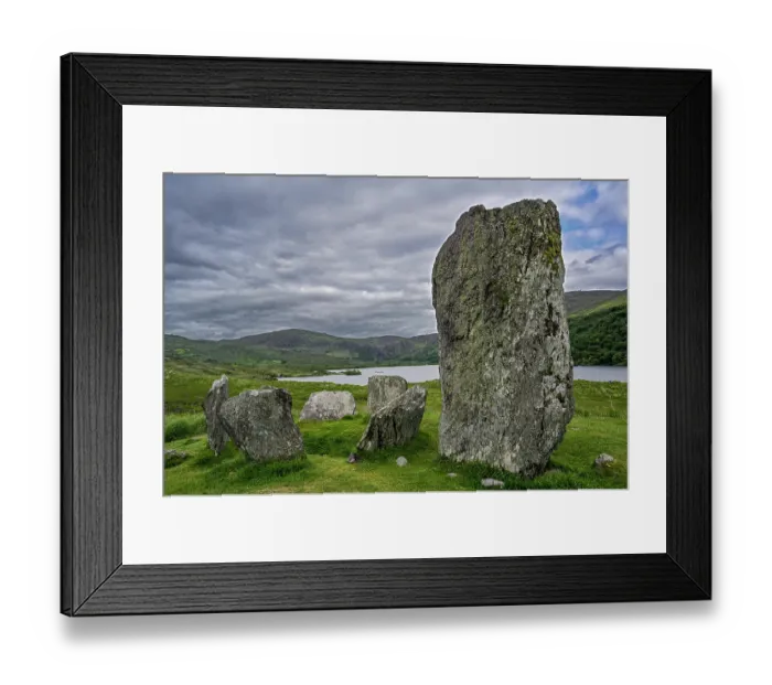 Framed Print : Uragh stone circle, Inchiquin Lake, Beara Peninsula, County Cork, Republic of Ireland. June, 2022 Framed Print : Uragh stone circle, Inchiquin Lake, Beara Peninsula, County Cork, Republic of Ireland. June, 2022