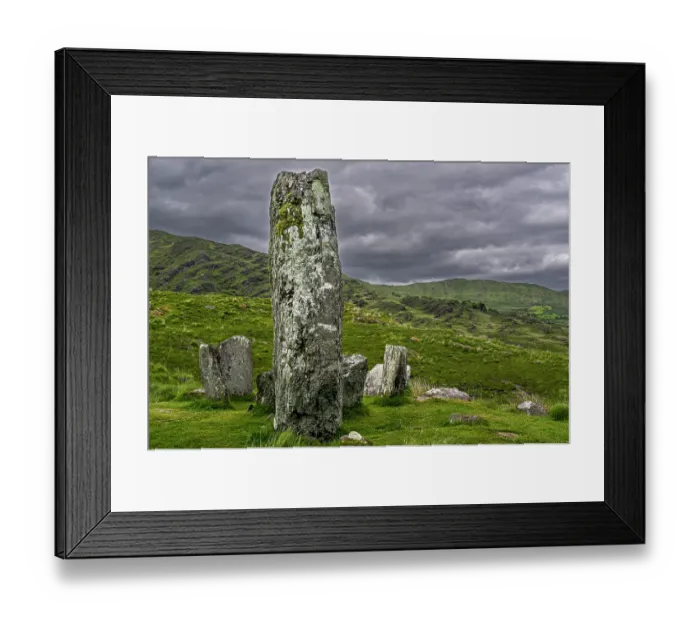 Framed Print : Uragh stone circle, Inchiquin Lake, Beara Peninsula, County Cork, Republic of Ireland. June, 2022 Framed Print : Uragh stone circle, Inchiquin Lake, Beara Peninsula, County Cork, Republic of Ireland. June, 2022