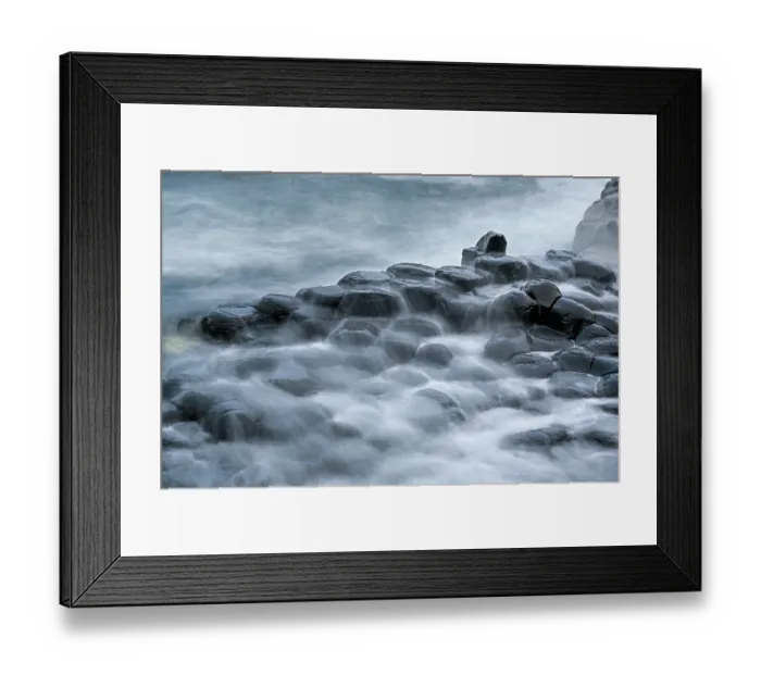 Framed Print : Basalt hexagonal rocks at the Giant's Causeway, UNESCO World Heritage Site, County Antrim, Northern Ireland, UK. June, 2022 Framed Print : Basalt hexagonal rocks at the Giant's Causeway, UNESCO World Heritage Site, County Antrim, Northern Ireland, UK. June, 2022