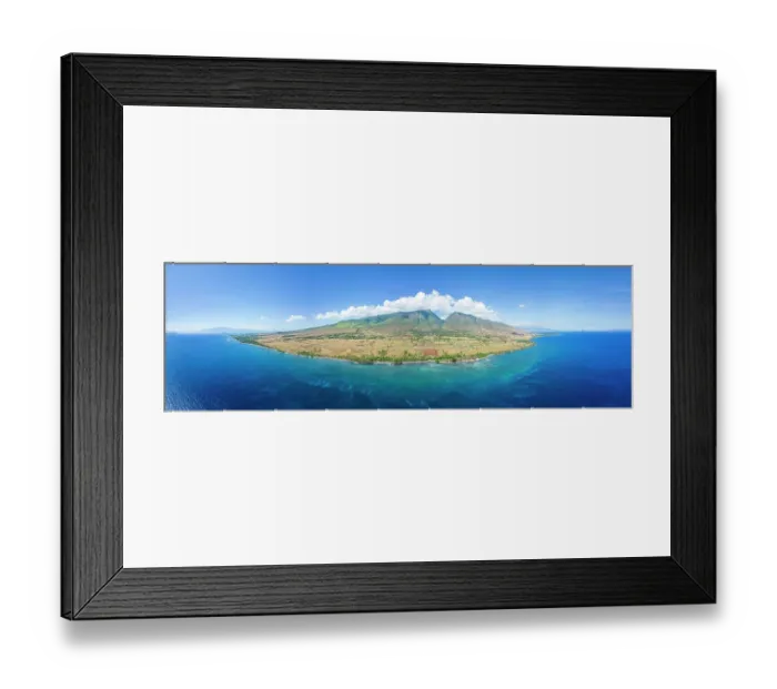 Framed Print : Aerial view of West Maui Mountains with island of Molokai behind, Maui, Hawaii, USA, Pacific Ocean. June, 2023 Framed Print : Aerial view of West Maui Mountains with island of Molokai behind, Maui, Hawaii, USA, Pacific Ocean. June, 2023