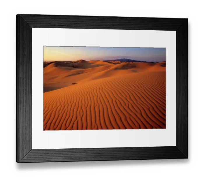 Framed Print : Sand dunes and Sierra El Rosario mountain range, El Pinacate Biosphere Reserve, Sonoran desert, Mexico. March Framed Print : Sand dunes and Sierra El Rosario mountain range, El Pinacate Biosphere Reserve, Sonoran desert, Mexico. March