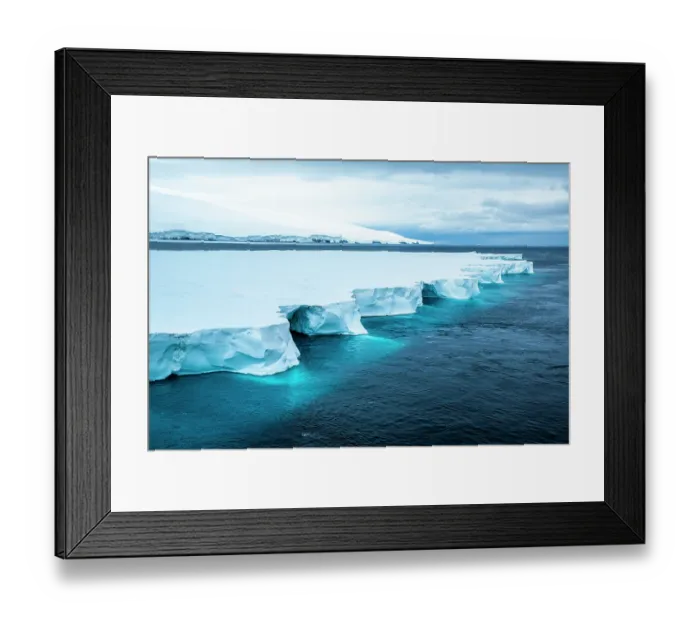 Framed Print : Ross Ice Shelf, Cape Crozier, Ross Island, Ross Sea, Antarctica. February, 2023 Framed Print : Ross Ice Shelf, Cape Crozier, Ross Island, Ross Sea, Antarctica. February, 2023