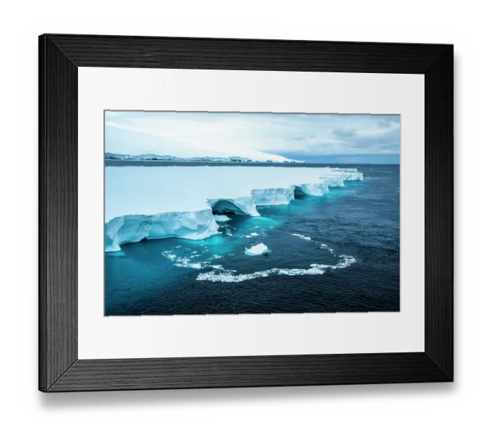 Framed Print : Ross Ice Shelf, Cape Crozier, Ross Island, Ross Sea, Antarctica. February, 2023 Framed Print : Ross Ice Shelf, Cape Crozier, Ross Island, Ross Sea, Antarctica. February, 2023