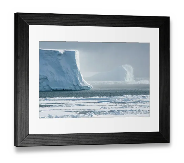Framed Print : Huge iceberg in the Amundsen Sea, Antarctica, Southern Ocean. February, 2023