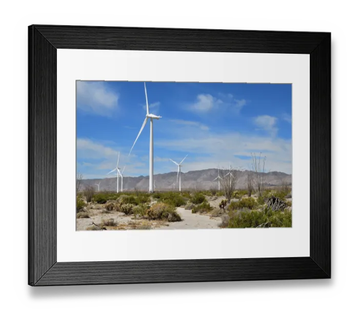 Framed Print : Wind turbines in the desert, near Ocoitillo, California, USA. June, 2023 Framed Print : Wind turbines in the desert, near Ocoitillo, California, USA. June, 2023