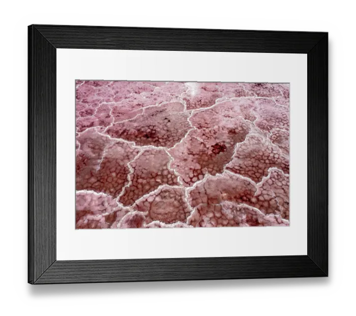Framed Print : RF - Aerial view of soda on surface of Lake Magadi, Rift Valley, Kenya. September, 2023. (This image may be licensed either as rights managed or royalty free.) Framed Print : RF - Aerial view of soda on surface of Lake Magadi, Rift Valley, Kenya. September, 2023. (This image may be licensed either as rights managed or royalty free.)