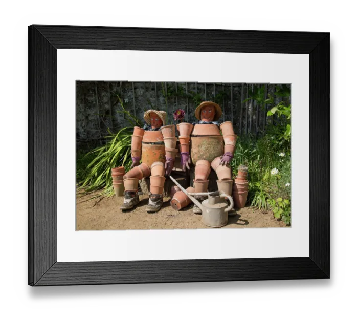 Framed Print : Bill and Ben the flower pot men, La Seigneurie Gardens, Sark, Channel Islands. May. 2016 Framed Print : Bill and Ben the flower pot men, La Seigneurie Gardens, Sark, Channel Islands. May. 2016