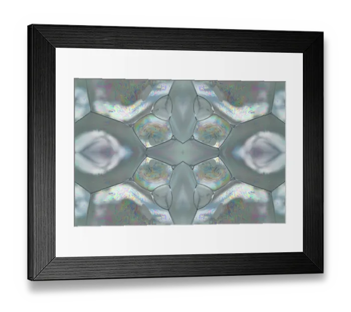Framed Print : Kaleidoscope montage ofm patterns on soap bubble showing light interference patterns Framed Print : Kaleidoscope montage ofm patterns on soap bubble showing light interference patterns