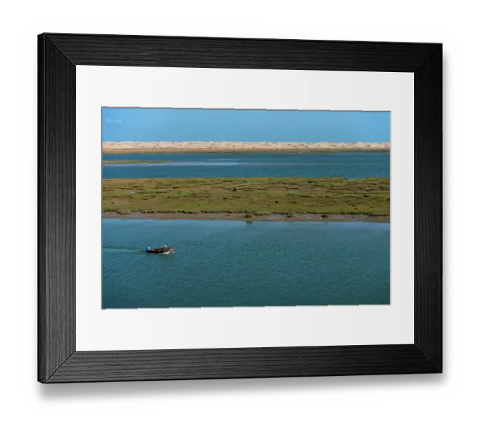 Framed Print : Nayla Lagoon and coastal dunes of Khenifiss National Park, El Khabta, Atlantic coast, Morocco. May, 2023 Framed Print : Nayla Lagoon and coastal dunes of Khenifiss National Park, El Khabta, Atlantic coast, Morocco. May, 2023