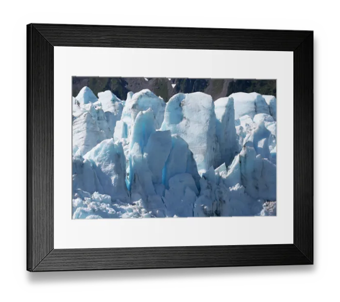 Framed Print : Tidewater front of the Bainbridge Glacier, Prince William Sound, Alaska, USA. July, 2015 Framed Print : Tidewater front of the Bainbridge Glacier, Prince William Sound, Alaska, USA. July, 2015
