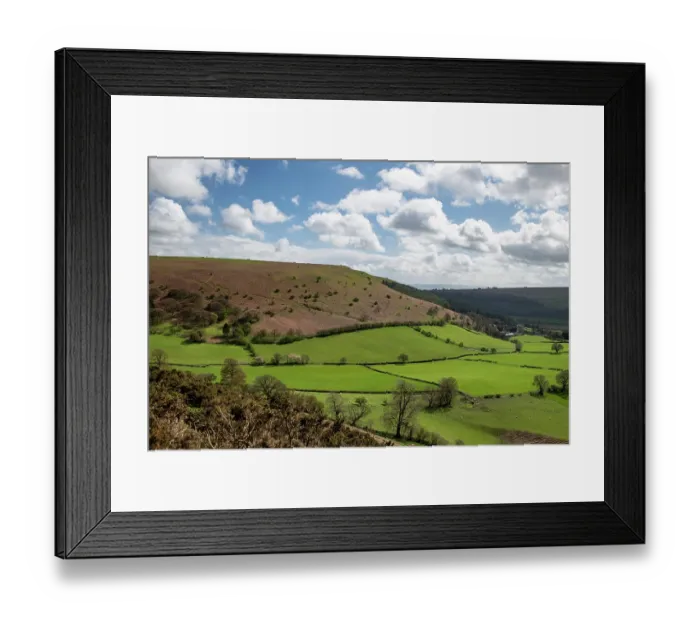 Framed Print : The northwest side of Bradnor Hill and the Holywell Valley viewed from Herrock Hill, Herefordshire, England, UK. April, 2024 Framed Print : The northwest side of Bradnor Hill and the Holywell Valley viewed from Herrock Hill, Herefordshire, England, UK. April, 2024