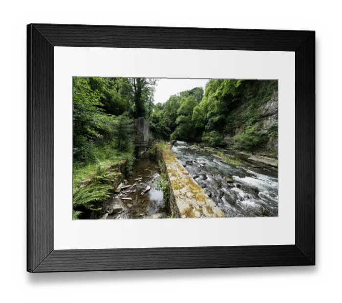 Framed Print : River Teme SSSI and Hay Mill at Downton Gorge National Nature Reserve, Herefordshire, England, UK. June, 2024 Framed Print : River Teme SSSI and Hay Mill at Downton Gorge National Nature Reserve, Herefordshire, England, UK. June, 2024
