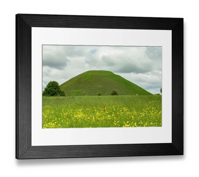 Framed Print : Silbury Hill, the largest artificial mound in Europe viewed from the east, dated to the Neolithic Period, Avebury World Heritage Site, Wiltshire, England, UK. June, 2024 Framed Print : Silbury Hill, the largest artificial mound in Europe viewed from the east, dated to the Neolithic Period, Avebury World Heritage Site, Wiltshire, England, UK. June, 2024