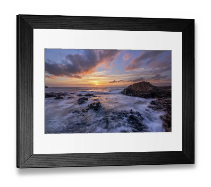 Framed Print : Giant's Causeway coast at sunset, Giant's Causeway, County Antrim, Northern Ireland, UK. August, 2024 Framed Print : Giant's Causeway coast at sunset, Giant's Causeway, County Antrim, Northern Ireland, UK. August, 2024