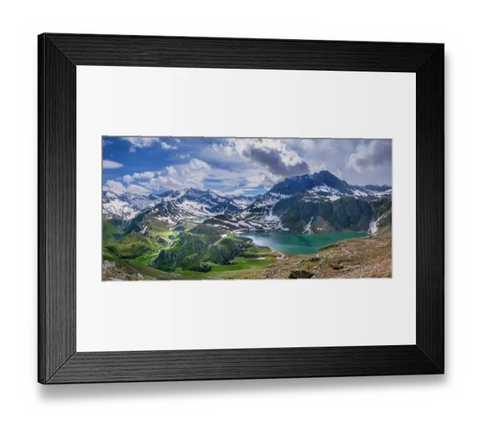 Framed Print : Nivolet pass in the Graian Alps, Gran Paradiso National Park, Italy. July, 2024 Framed Print : Nivolet pass in the Graian Alps, Gran Paradiso National Park, Italy. July, 2024