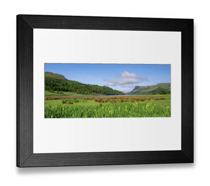 Framed Print : Glencar Lough, large glacial lake in Glencar Valley, Counties Leitrim and Sligo, Republic of Ireland. May, 2023 Framed Print : Glencar Lough, large glacial lake in Glencar Valley, Counties Leitrim and Sligo, Republic of Ireland. May, 2023