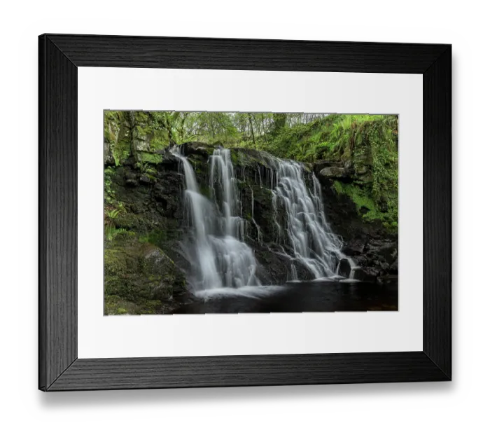 Framed Print : Waterfall on Glenariff River, Glenariff Forest Park, County Antrim, Northern Ireland, UK. May, 2024 Framed Print : Waterfall on Glenariff River, Glenariff Forest Park, County Antrim, Northern Ireland, UK. May, 2024