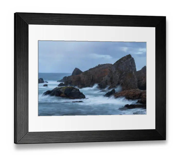 Framed Print : Sea stacks along the Wild Atlantic Way coastline, An Port, County Donegal, Republic of Ireland. February, 2023 Framed Print : Sea stacks along the Wild Atlantic Way coastline, An Port, County Donegal, Republic of Ireland. February, 2023