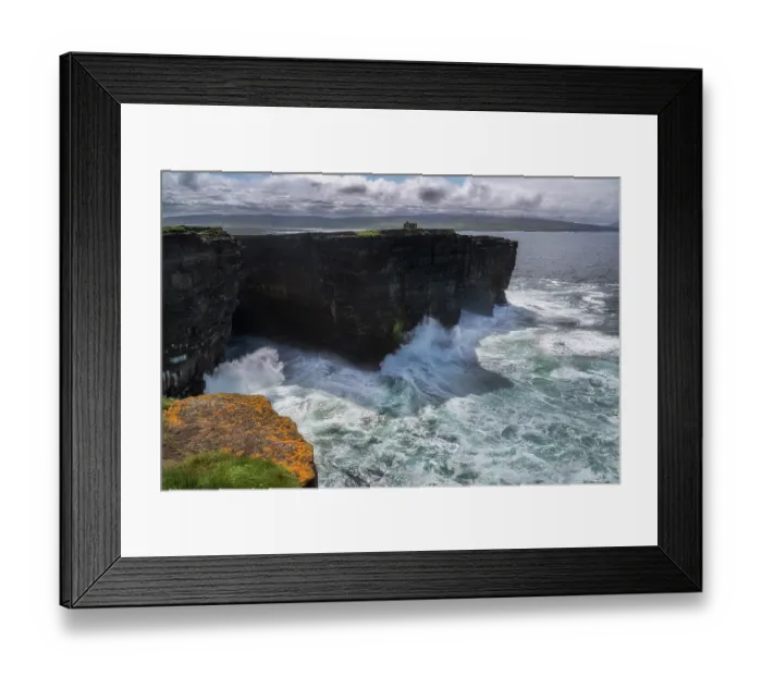 Framed Print : Downpatrick Head - composed of Deltaic sandstone, County Mayo, Republic of Ireland. May, 2023 Framed Print : Downpatrick Head - composed of Deltaic sandstone, County Mayo, Republic of Ireland. May, 2023