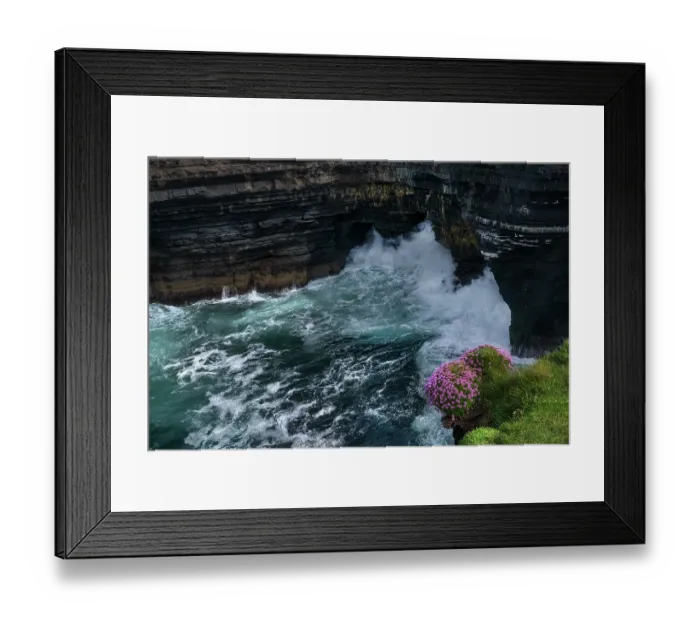 Framed Print : Downpatrick Head - composed of Deltaic sandstone, County Mayo, Republic of Ireland. May, 2023 Framed Print : Downpatrick Head - composed of Deltaic sandstone, County Mayo, Republic of Ireland. May, 2023