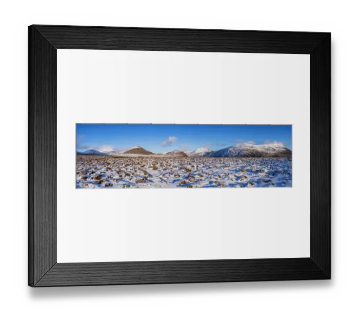 Framed Print : Doan Mountain and summit of the High Mournes in winter viewed from Lough Shannagh track, Mourne Mountains, County Down, Northern Ireland, UK. January, 2023 Framed Print : Doan Mountain and summit of the High Mournes in winter viewed from Lough Shannagh track, Mourne Mountains, County Down, Northern Ireland, UK. January, 2023