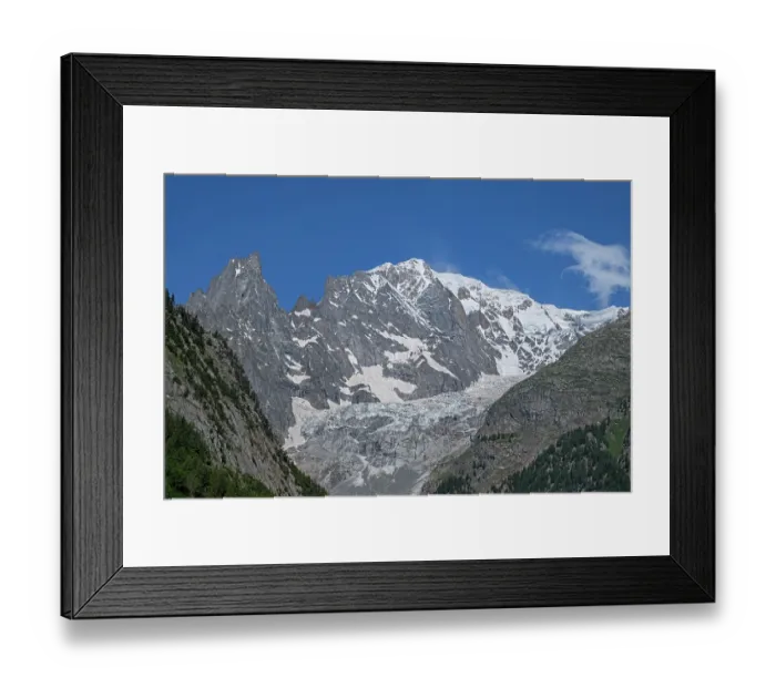 Framed Print : Mont Blanc massif range in summer, Pre-Saint-Didler, near Courmayeur, Italy. July, 2024 Framed Print : Mont Blanc massif range in summer, Pre-Saint-Didler, near Courmayeur, Italy. July, 2024