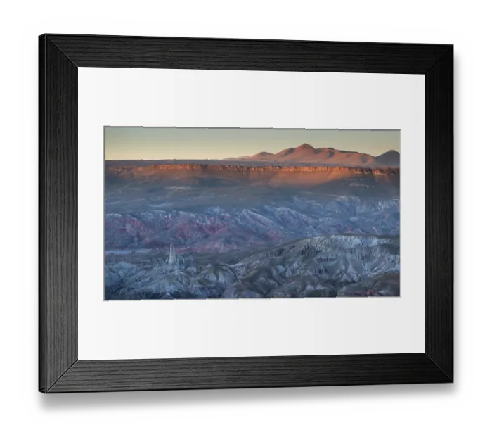 Framed Print : Sunrise over Ciudad de Roma rock formation, Cordillera de Lipez mountains, Sud Lipez, Bolivia. September, 2024 Framed Print : Sunrise over Ciudad de Roma rock formation, Cordillera de Lipez mountains, Sud Lipez, Bolivia. September, 2024
