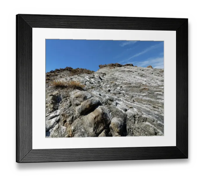 Framed Print : Turbidite succession of sandstone and shale layers eroded by seasonal water flow, Tabernas Desert, Almeria, Spain. March, 2024 Framed Print : Turbidite succession of sandstone and shale layers eroded by seasonal water flow, Tabernas Desert, Almeria, Spain. March, 2024