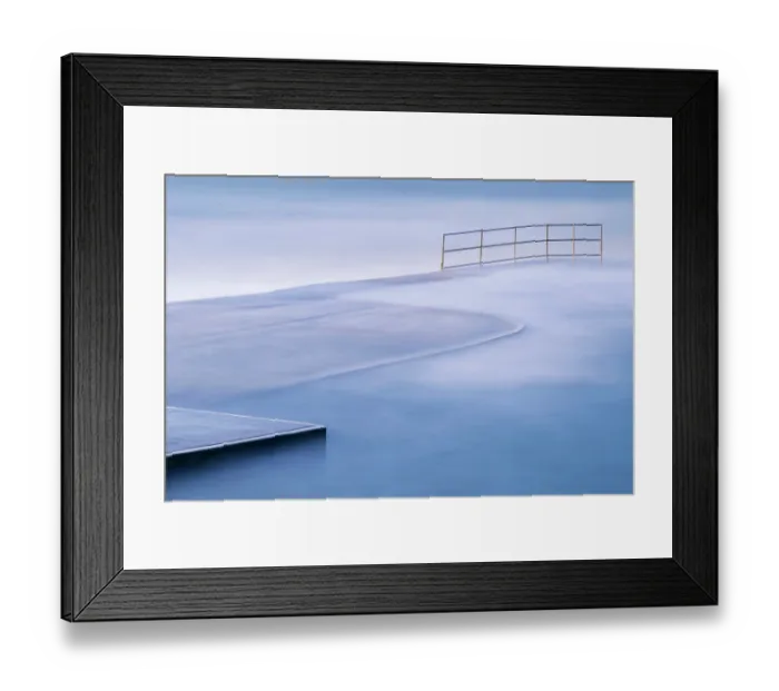 Framed Print : Bude sea pool at high tide, Bude, Cornwall, England, UK. February, 2024 Framed Print : Bude sea pool at high tide, Bude, Cornwall, England, UK. February, 2024