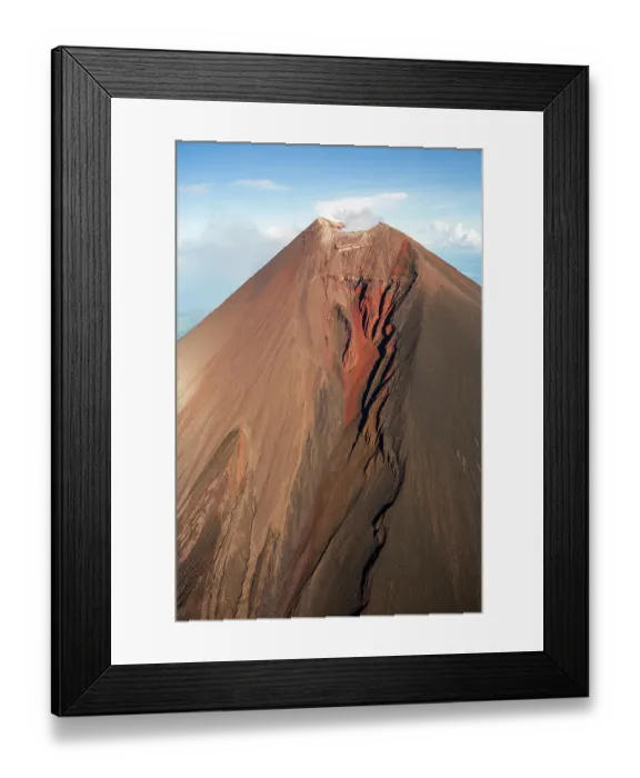 Framed Print : Steam rising from Ulawun volcano, New Britain, Papua New Guinea. September, 2016 Framed Print : Steam rising from Ulawun volcano, New Britain, Papua New Guinea. September, 2016