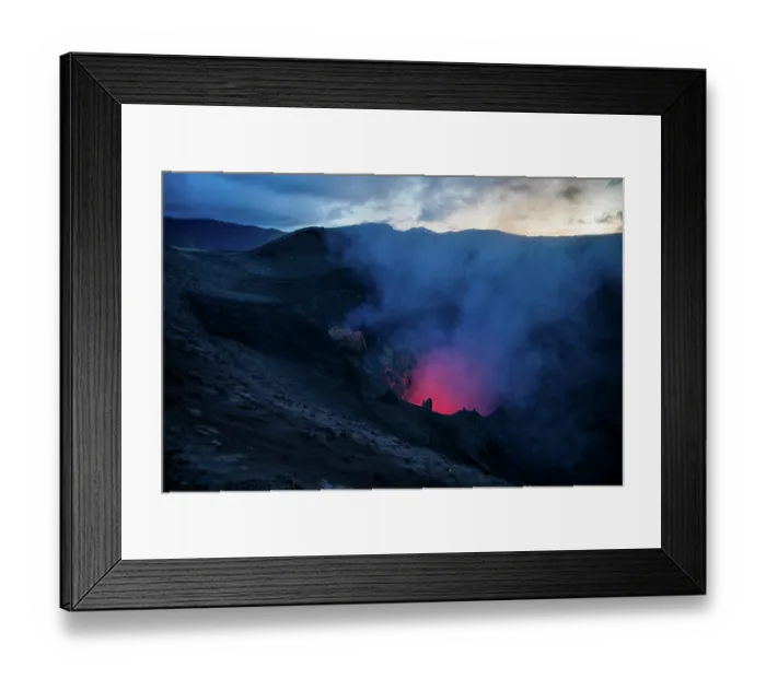 Framed Print : Volcanic lava lake erupting with molten lava at dawn, Mount Yasur, Tanna Island, Vanuatu. June, 2019 Framed Print : Volcanic lava lake erupting with molten lava at dawn, Mount Yasur, Tanna Island, Vanuatu. June, 2019