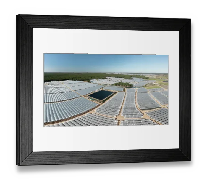 Framed Print : Aerial view of commercial strawberry farms and artificial pond stealing water from Donana wetlands. Andalusia, Spain. November, 2023 Framed Print : Aerial view of commercial strawberry farms and artificial pond stealing water from Donana wetlands. Andalusia, Spain. November, 2023