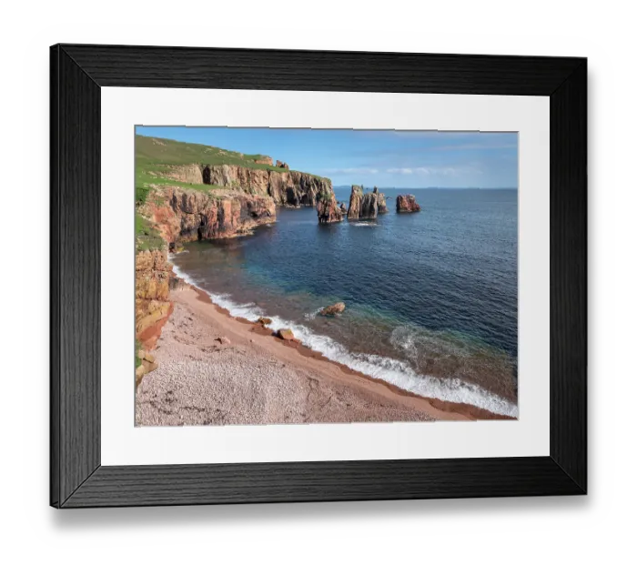 Framed Print : The Runk seastacks from the beach of Braewick, Northmavine, Shetland Islands, Scotland, UK. June, 2017 Framed Print : The Runk seastacks from the beach of Braewick, Northmavine, Shetland Islands, Scotland, UK. June, 2017