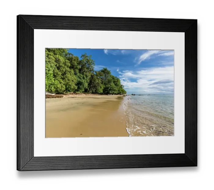 Framed Print : RF - Beach and coastal rainforest, Masoala National Park, Madagascar. March, 2018. (This image may be licensed either as rights managed or royalty free.) Framed Print : RF - Beach and coastal rainforest, Masoala National Park, Madagascar. March, 2018. (This image may be licensed either as rights managed or royalty free.)