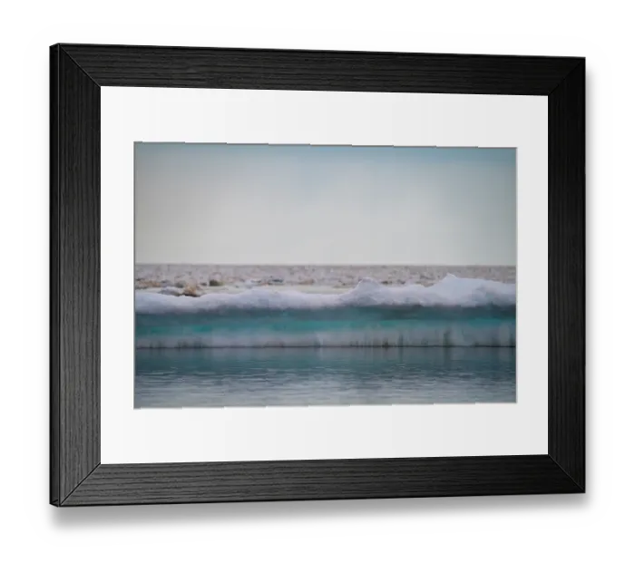 Framed Print : Sea ice breaking up and melting in spring, Hudson Bay near Churchill, Manitoba, Canada. June, 2024 Framed Print : Sea ice breaking up and melting in spring, Hudson Bay near Churchill, Manitoba, Canada. June, 2024