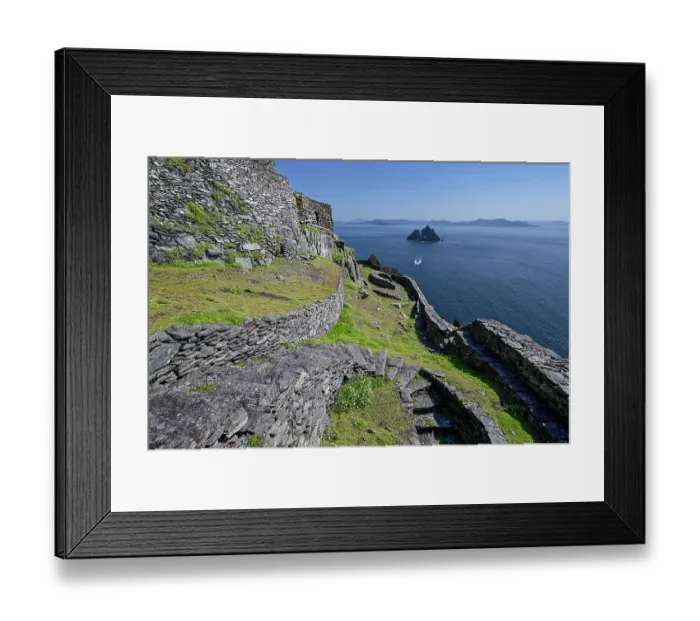 Framed Print : Little Skellig Island viewed from Skellig Michael Island, Iveragh Peninsula, County Kerry, Republic of Ireland. June, 2023 Framed Print : Little Skellig Island viewed from Skellig Michael Island, Iveragh Peninsula, County Kerry, Republic of Ireland. June, 2023