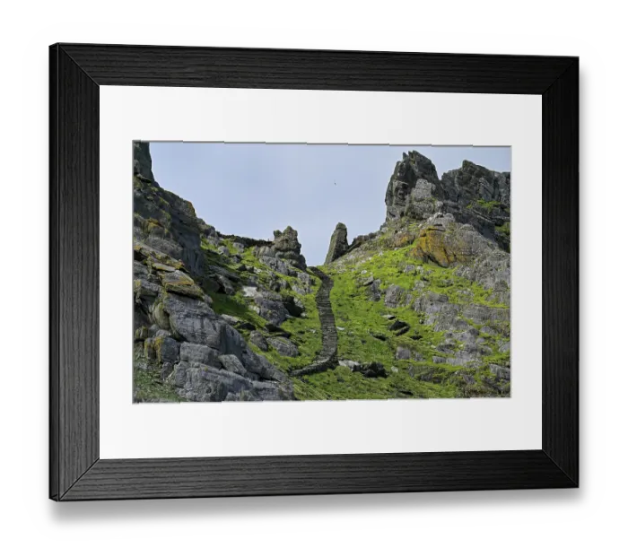 Framed Print : Skellig Michael Island, County Kerry, Republic of Ireland. June, 2022 Framed Print : Skellig Michael Island, County Kerry, Republic of Ireland. June, 2022
