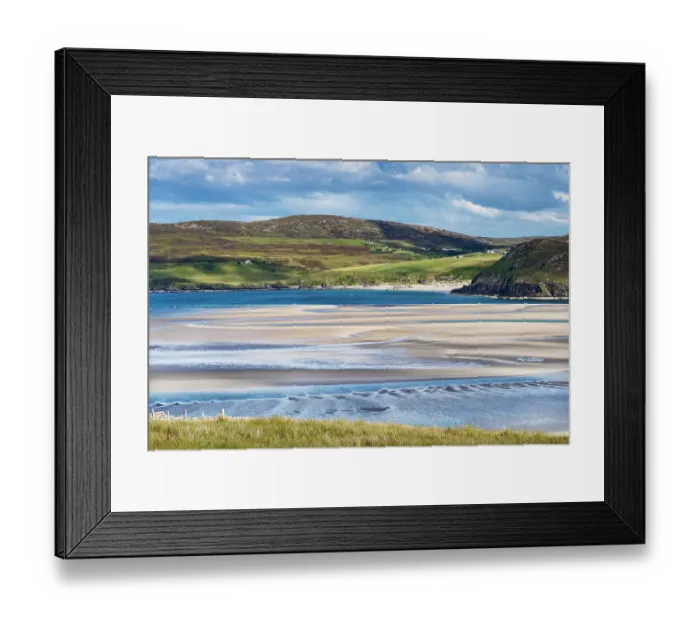 Framed Print : Kyle of Tongue, a shallow sea loch, Strathnaver, Sutherland, Scotland, UK. July, 2017 Framed Print : Kyle of Tongue, a shallow sea loch, Strathnaver, Sutherland, Scotland, UK. July, 2017