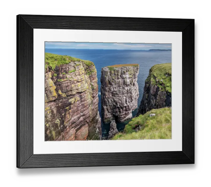 Framed Print : Common guillemots (Uria aalge) colony perched on coastal cliffs and sea stack, Handa Island Nature Reserve, Sutherland, Scotland, UK. July Framed Print : Common guillemots (Uria aalge) colony perched on coastal cliffs and sea stack, Handa Island Nature Reserve, Sutherland, Scotland, UK. July