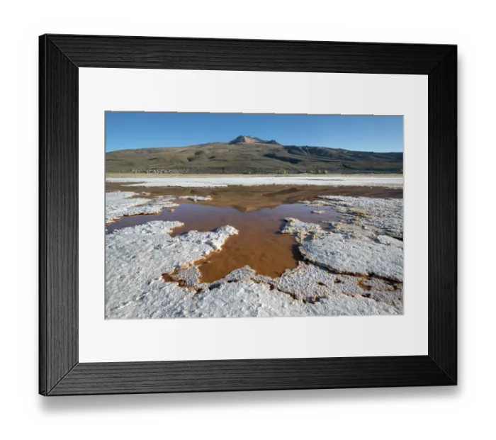 Framed Print : Tunupa volcano and saline lake, viscinty of Jiriria, Altiplano, Potosi, Bolivia. September, 2024 Framed Print : Tunupa volcano and saline lake, viscinty of Jiriria, Altiplano, Potosi, Bolivia. September, 2024