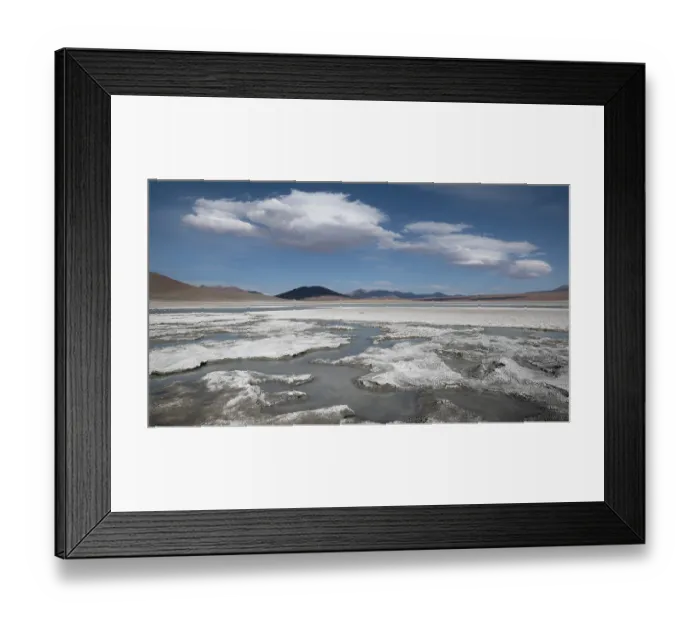 Framed Print : RF - Saline lake in Eduardo Avaroa Andean Fauna National Reserve, Potosi, Bolivia. September, 2024. (This image may be licensed either as rights managed or royalty free.) Framed Print : RF - Saline lake in Eduardo Avaroa Andean Fauna National Reserve, Potosi, Bolivia. September, 2024. (This image may be licensed either as rights managed or royalty free.)