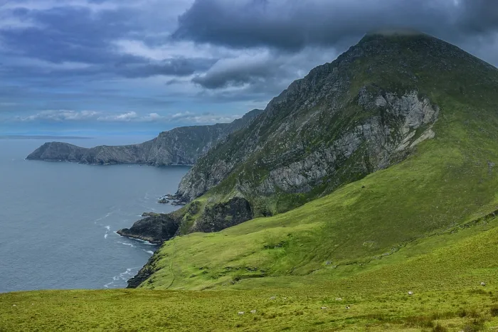 Framed Print : Achill Head cliffs on west peninsula, Achill Island, County Mayo, Republic of Ireland. June, 2019 Framed Print : Achill Head cliffs on west peninsula, Achill Island, County Mayo, Republic of Ireland. June, 2019
