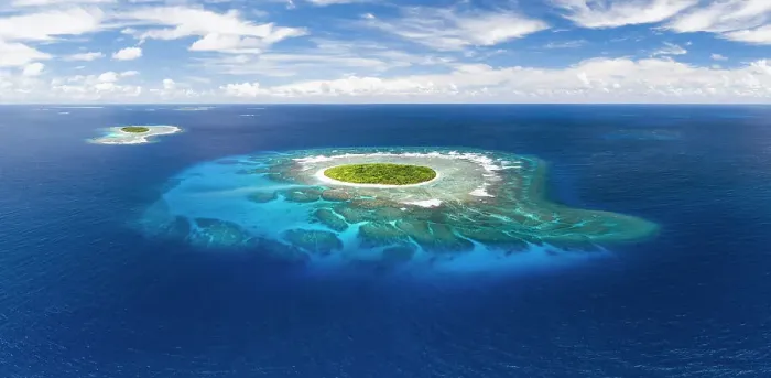 Framed Print : Aerial panorama of Fangasito Island with the underwater coral reef clearly visible, Vava'u island group, Kingdom of Tonga, South Pacific, with Fonua'one'one island visible in the background. September 2019 Framed Print : Aerial panorama of Fangasito Island with the underwater coral reef clearly visible, Vava'u island group, Kingdom of Tonga, South Pacific, with Fonua'one'one island visible in the background. September 2019