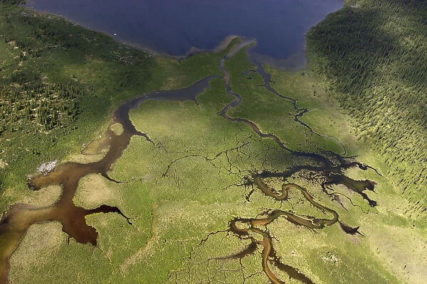 Aerial view of the Northern Rockies, Muskwa-Kechika Protected Area, British Columbia, Canada