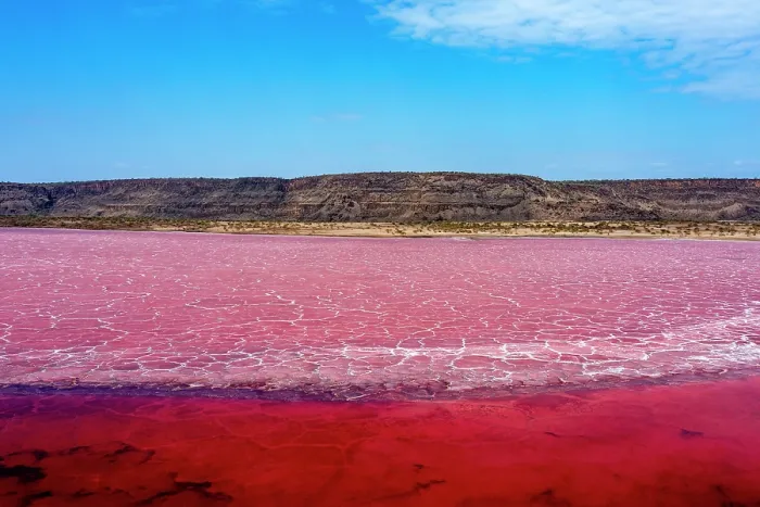 Framed Print : Aerial view of pink, soda encrusted Lake Magadi, Rift Valley, Kenya. September, 2023 Framed Print : Aerial view of pink, soda encrusted Lake Magadi, Rift Valley, Kenya. September, 2023